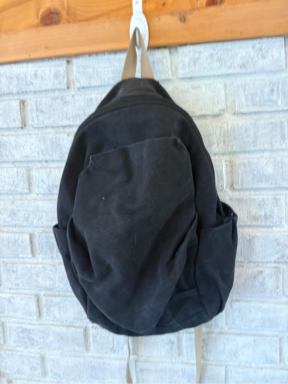 Classic Black Canvas Women's Backpack - Everyday Carry